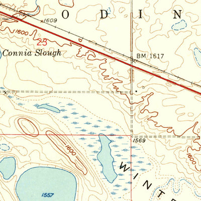 United States Geological Survey Balfour, ND (1958, 24000-Scale) digital map