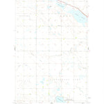 United States Geological Survey Balfour NW, ND (1958, 24000-Scale) digital map