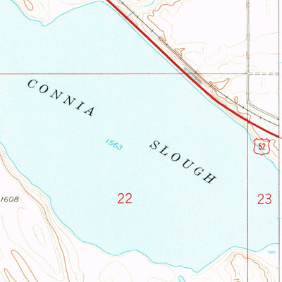 United States Geological Survey Balfour NW, ND (1958, 24000-Scale) digital map
