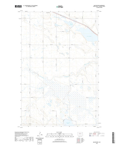 United States Geological Survey Balfour NW, ND (2020, 24000-Scale) digital map