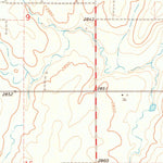 United States Geological Survey Balko SW, OK (1973, 24000-Scale) digital map