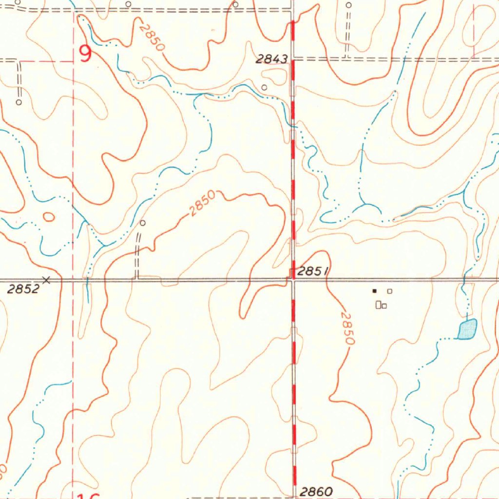 Balko SW, OK (1973, 24000-Scale) Map by United States Geological Survey ...