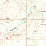 United States Geological Survey Balko SW, OK (1973, 24000-Scale) digital map