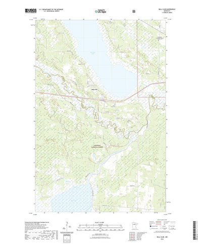 United States Geological Survey Ball Club, MN (2022, 24000-Scale) digital map