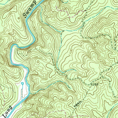United States Geological Survey Ball Ground East, GA (1973, 24000-Scale) digital map