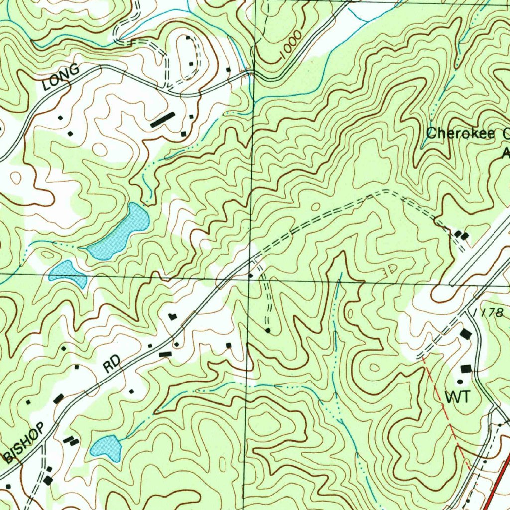 Ball Ground West, GA (1997, 24000-Scale) Map by United States ...
