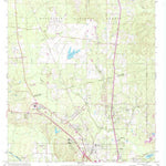 United States Geological Survey Ball, LA (1972, 24000-Scale) digital map
