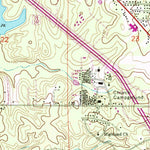 United States Geological Survey Ball, LA (1972, 24000-Scale) digital map