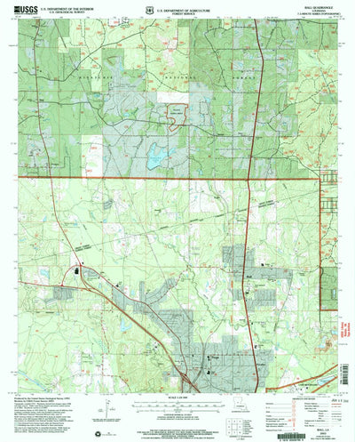 United States Geological Survey Ball, LA (2003, 24000-Scale) digital map