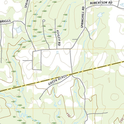 United States Geological Survey Ball, LA (2020, 24000-Scale) digital map