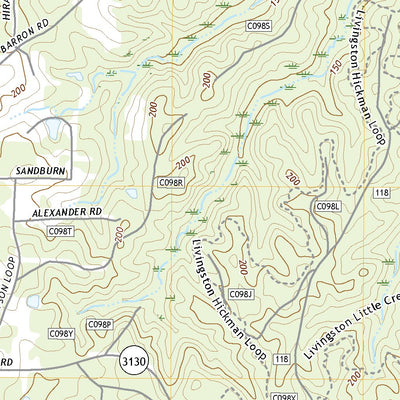 United States Geological Survey Ball, LA (2020, 24000-Scale) digital map