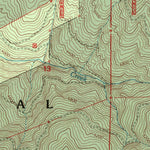 United States Geological Survey Ball Mountain, CA (1996, 24000-Scale) digital map
