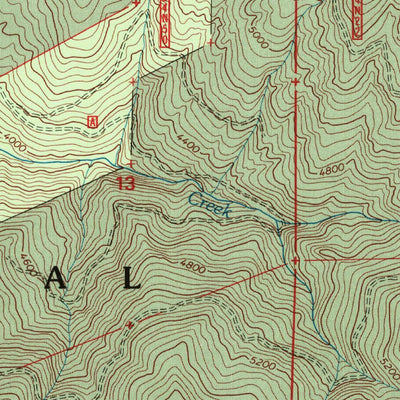 United States Geological Survey Ball Mountain, CA (1996, 24000-Scale) digital map