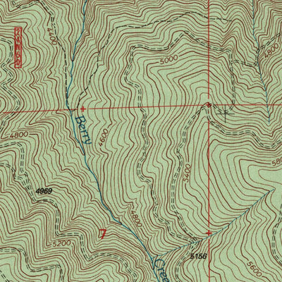 United States Geological Survey Ball Mountain, CA (1996, 24000-Scale) digital map