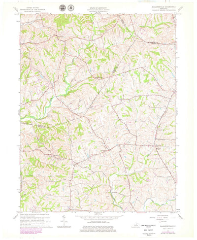United States Geological Survey Ballardsville, KY (1961, 24000-Scale) digital map