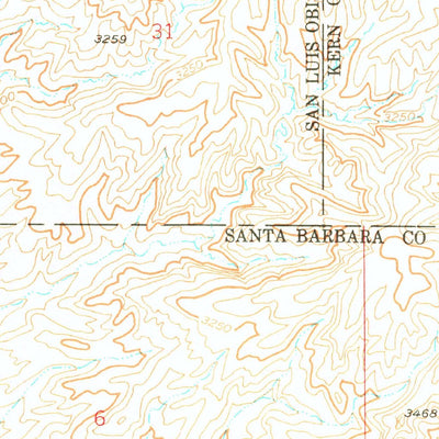 United States Geological Survey Ballinger Canyon, CA (1943, 24000-Scale) digital map