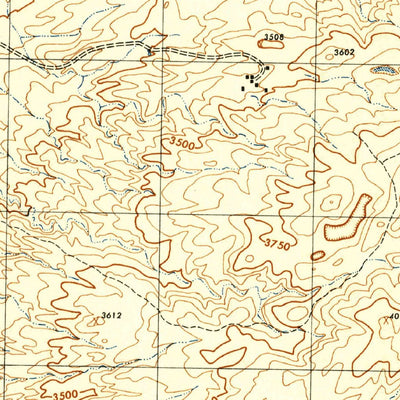 United States Geological Survey Ballinger Canyon, CA (1944, 31680-Scale) digital map