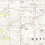 United States Geological Survey Ballinger Canyon, CA (1991, 24000-Scale) digital map