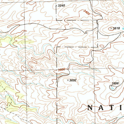 United States Geological Survey Ballinger Canyon, CA (1991, 24000-Scale) digital map