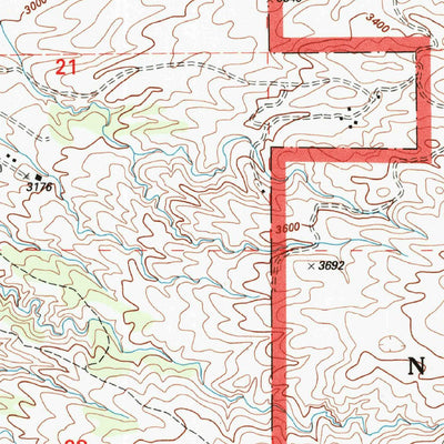 United States Geological Survey Ballinger Canyon, CA (1995, 24000-Scale) digital map