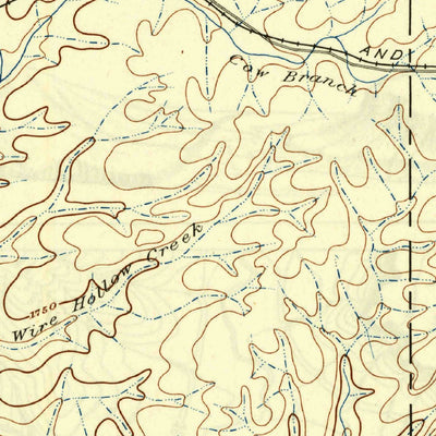 United States Geological Survey Ballinger, TX (1892, 125000-Scale) digital map