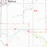 United States Geological Survey Ballston, OR (1956, 24000-Scale) digital map