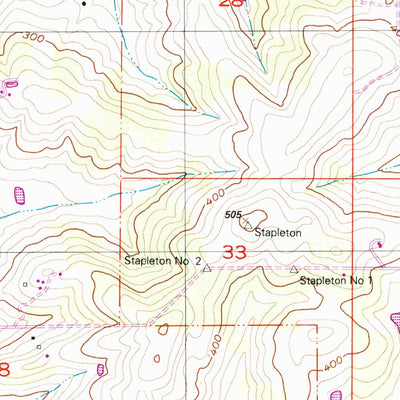United States Geological Survey Ballston, OR (1956, 24000-Scale) digital map
