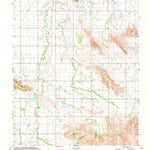 United States Geological Survey Bally Mountain, OK (1991, 24000-Scale) digital map