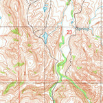 United States Geological Survey Bally Mountain, OK (1991, 24000-Scale) digital map