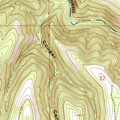 United States Geological Survey Bally Mountain, OR (1967, 24000-Scale) digital map