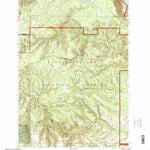 United States Geological Survey Bally Mountain, OR (1995, 24000-Scale) digital map