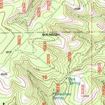 United States Geological Survey Bally Mountain, OR (1995, 24000-Scale) digital map