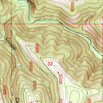 United States Geological Survey Bally Mountain, OR (1995, 24000-Scale) digital map