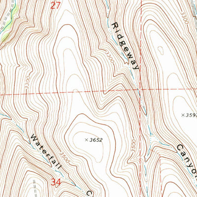 United States Geological Survey Balm Canyon, OR (1969, 24000-Scale) digital map