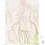 United States Geological Survey Balm Canyon, OR (1995, 24000-Scale) digital map