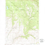 United States Geological Survey Balm Creek Reservoir, OR (1988, 24000-Scale) digital map