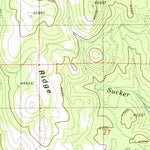 United States Geological Survey Balm Creek Reservoir, OR (1988, 24000-Scale) digital map