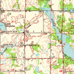 United States Geological Survey Balsam Lake, WI (1950, 62500-Scale) digital map