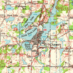 United States Geological Survey Balsam Lake, WI (1950, 62500-Scale) digital map