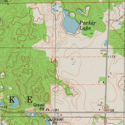 United States Geological Survey Balsam Lake, WI (1978, 24000-Scale) digital map