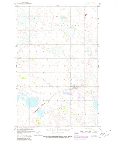 United States Geological Survey Balta, ND (1958, 24000-Scale) digital map