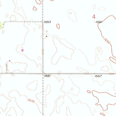 United States Geological Survey Balta, ND (1958, 24000-Scale) digital map