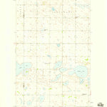 United States Geological Survey Balta NW, ND (1958, 24000-Scale) digital map