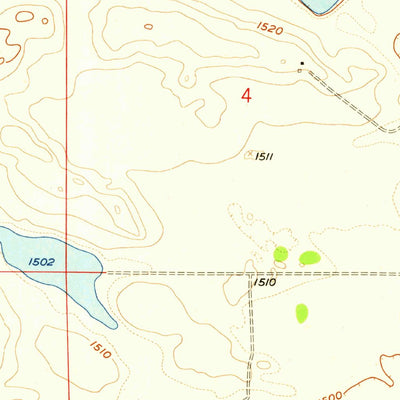 United States Geological Survey Balta NW, ND (1958, 24000-Scale) digital map