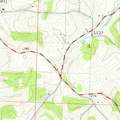 United States Geological Survey Baltic, OH (1961, 24000-Scale) digital map