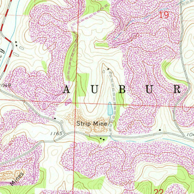 United States Geological Survey Baltic, OH (1961, 24000-Scale) digital map