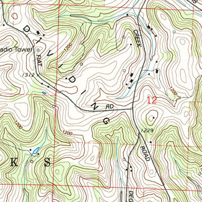 United States Geological Survey Baltic, OH (1993, 24000-Scale) digital map
