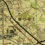 United States Geological Survey Baltimore East, MD (1944, 31680-Scale) digital map