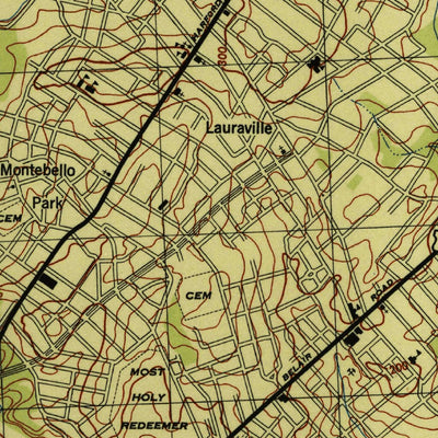 United States Geological Survey Baltimore East, MD (1944, 31680-Scale) digital map