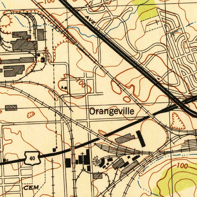 United States Geological Survey Baltimore East, MD (1953, 24000-Scale) digital map
